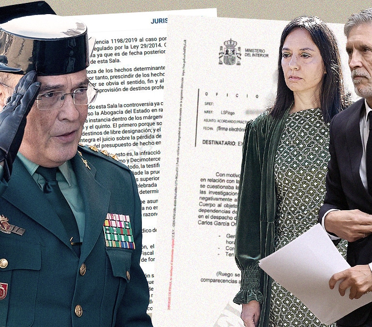 Del cese de Pérez de los Cobos por no informar de causas bajo secreto a la apertura de expedientes: las medidas de presión de la cúpula de la Guardia Civil