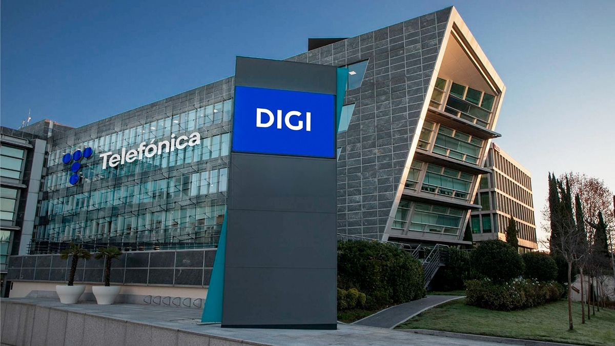 Los edificios de Telefónica y DIGI