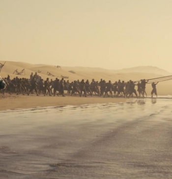Imagen del rodaje de 'La Odisea'