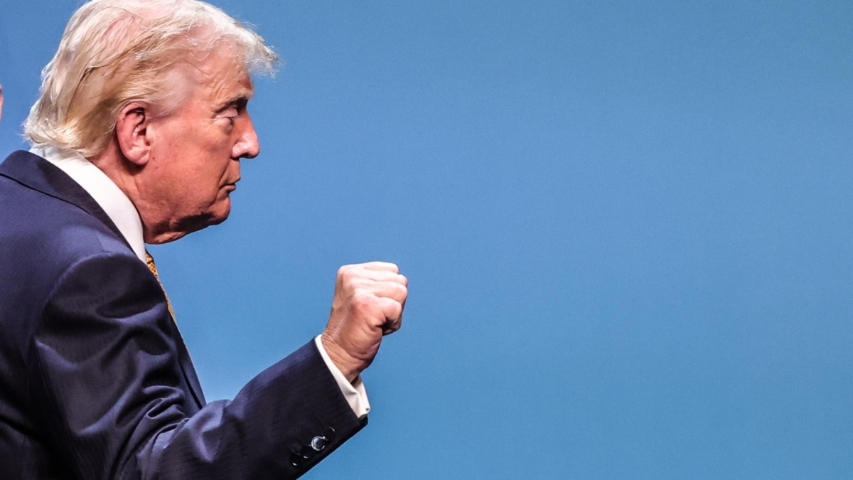 El presidente de EEUU, Donald Trump, durante la cumbre de la OTAN en Ankara (Turquía), esta madrugada