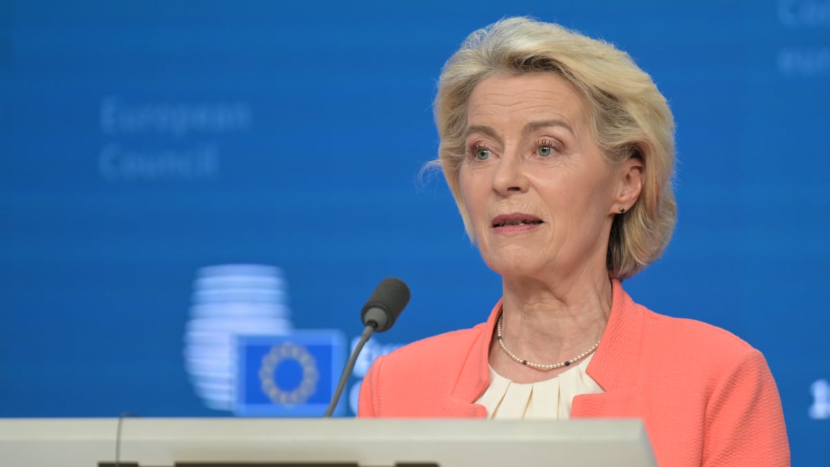 La presidenta de la Comisión Europea, Ursula Von der Leyen