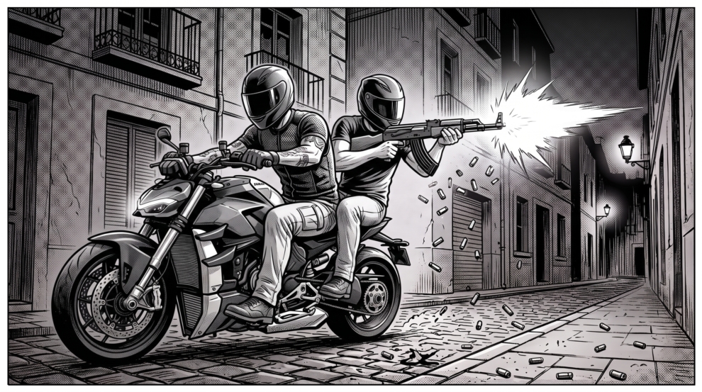 Recreación de la guerra entre clanes.