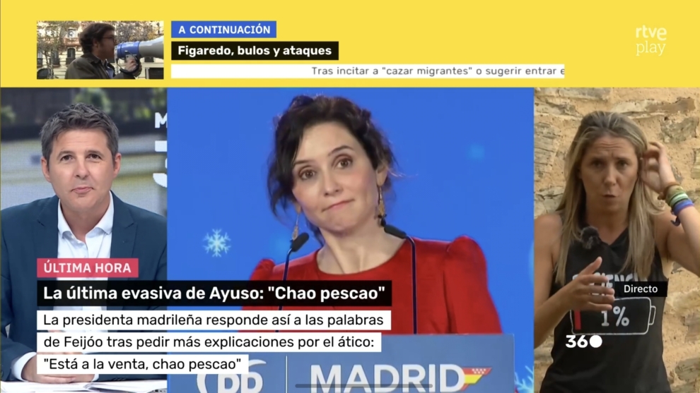 En 'Mañaneros', ni siquiera Ayuso fue suficiente cuando llegó el fuego a Ceuta; hubo que recurrir a Aznar.