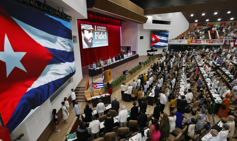 Inauguración del coloquio dedicado a Fidel Castro el pasado lunes en La Habana.