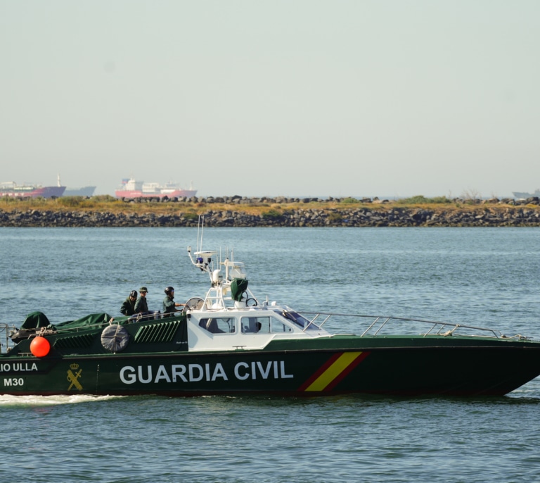 La Guardia Civil incauta más de 800 kilos de cocaína tras una persecución en Punta Umbría