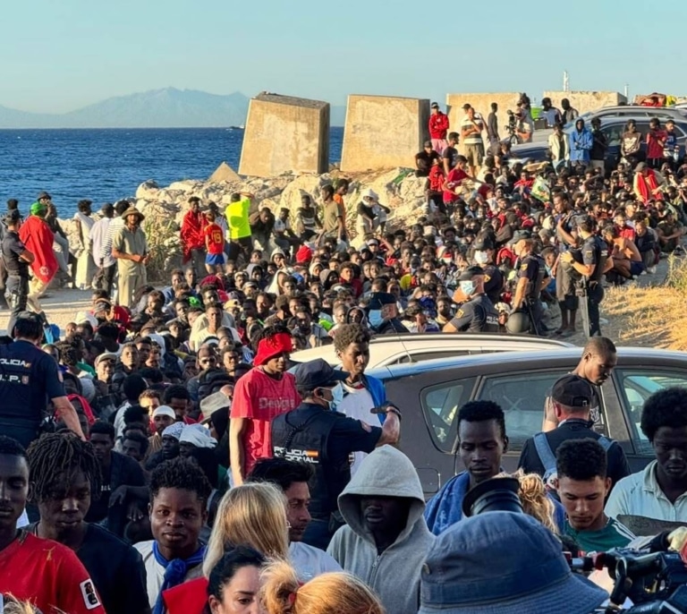 La nueva convocatoria migratoria para el día 15 en Ceuta insta a "no acatar las órdenes de las autoridades"