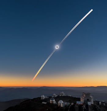 Siga en directo el eclipse solar total