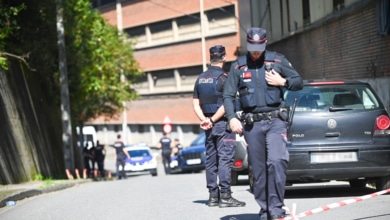 Nueve agentes de la Ertzaintza heridos y 14 detenidos tras varios altercados en el País Vasco