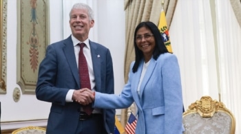Delcy Rodríguez agradece "altamente" a Trump el "histórico acuerdo" petrolero