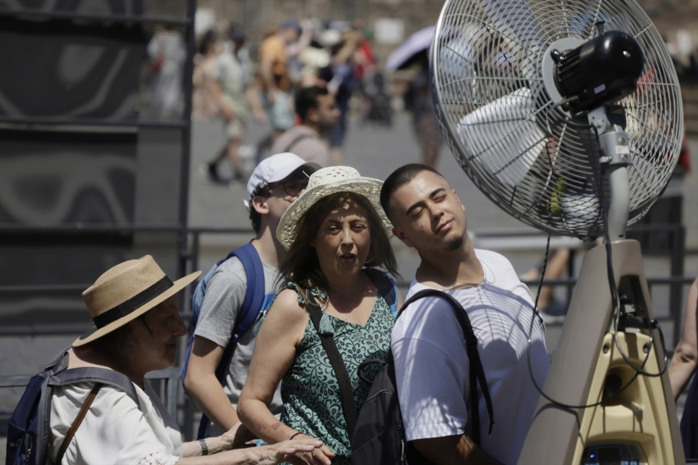 Ola de calor en Roma en verano de 2026.