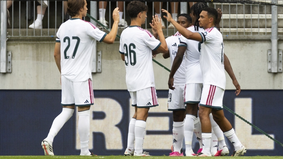 Imagen del amistoso Real Madrid - Fiorentina