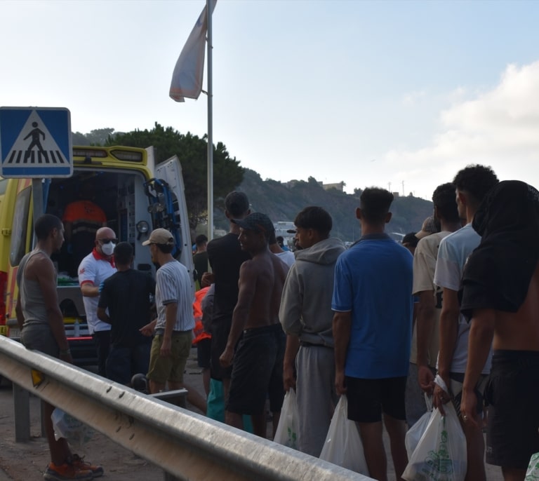 Más de 2.500 potenciales solicitantes de asilo en Ceuta