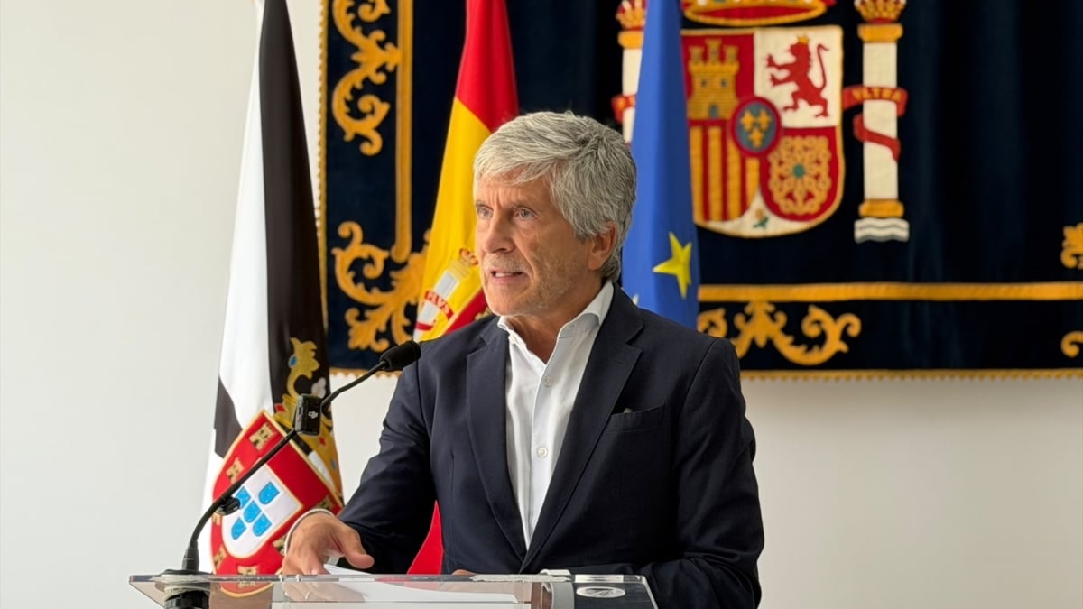 El ministro del Interior, Fernando Grande-Marlaska, en Ceuta (España).