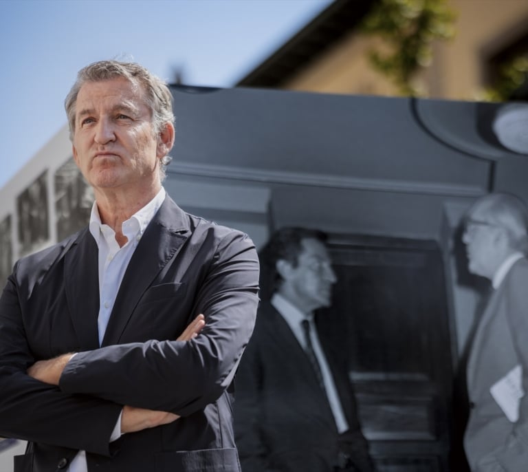 Feijóo califica a Óscar Puente de “tabernario” por sus ataques a Felipe VI