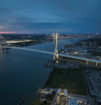ACS inaugura el puente atirantado más largo de Norteamérica entre Estados Unidos [...]