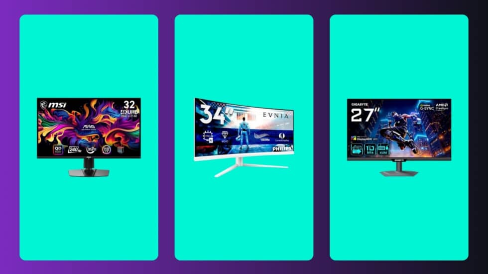 Los 11 mejores monitores gaming 4K calidad-precio 2026