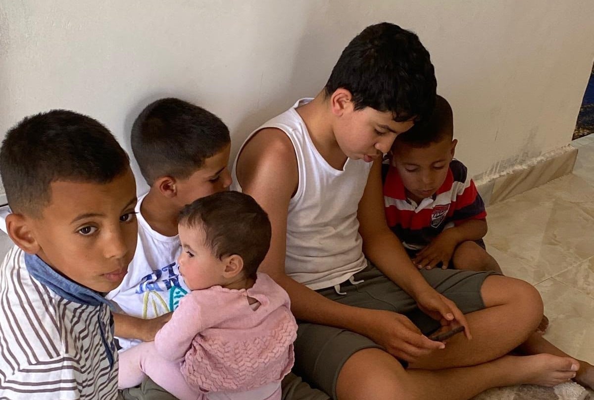 Niños en los campamentos saharauis de Tinduf