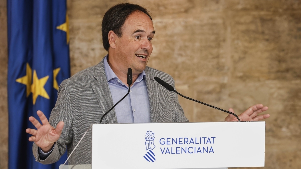 El presidente de la Generalitat Valenciana, Juanfran Pérez Llorca.