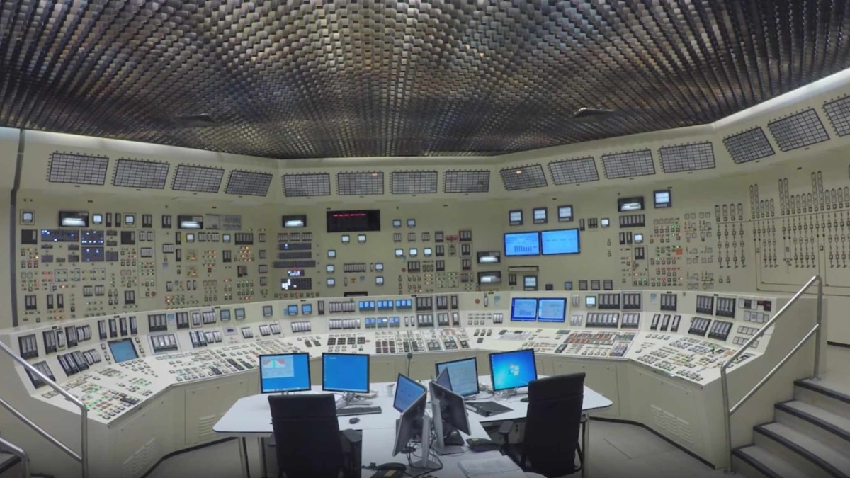 Sala de control de la central nuclear de Ascó.
