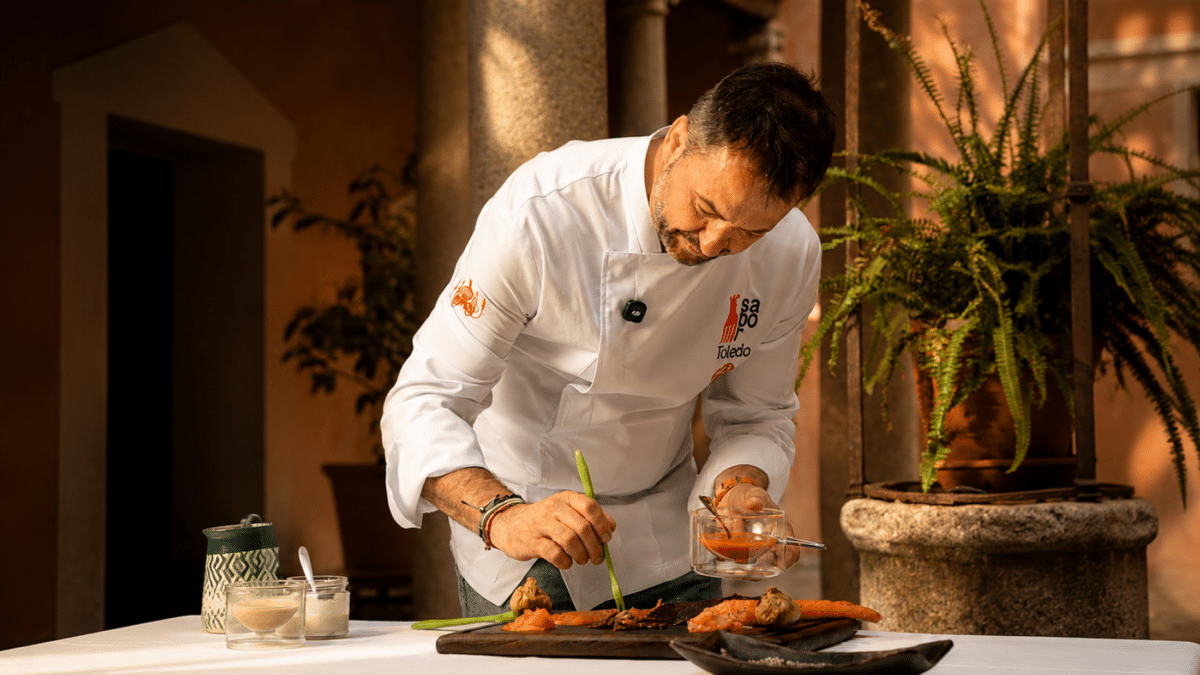El chef Santiago Carreras, de El Labriego de Miguel Esteban.