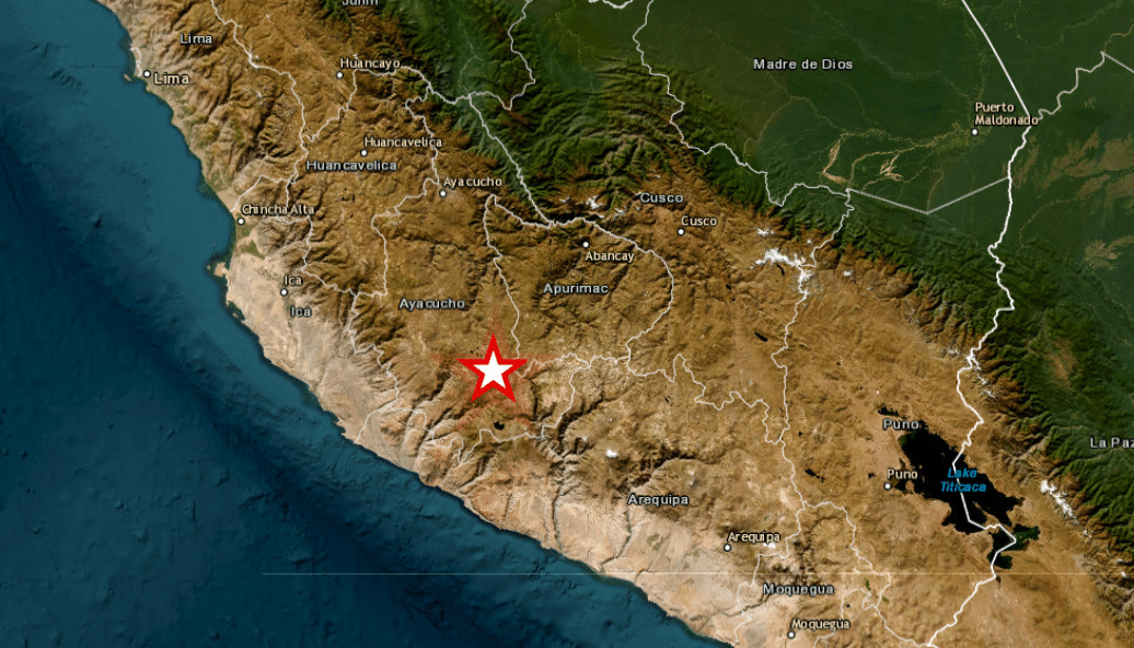 Un terremoto de magnitud 7,2 sacude el sur de Perú sin daños confirmados