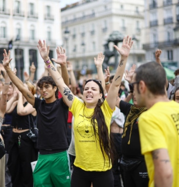 Grupos de ultraderecha convocan una concentración contra la acampada de Sol