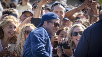 Locura por Brad Pitt en San Sebastián