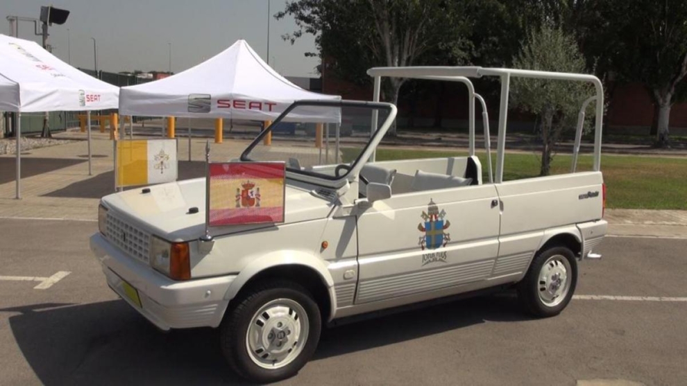Imagen del SEAT Panda 'Papamóvil'