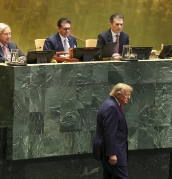 Trump amenaza con "aniquilar" a Irán ante la Asamblea de la ONU