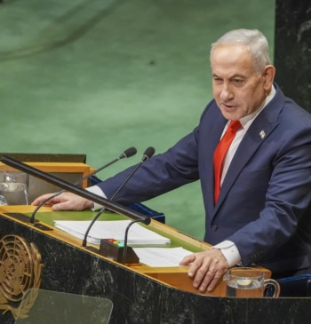 Netanyahu desafía a los diplomáticos que abandonan la sala de la ONU: [...]