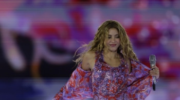 La cantante Shakira durante el primero de sus conciertos ofrecido este viernes en el Macondo Park