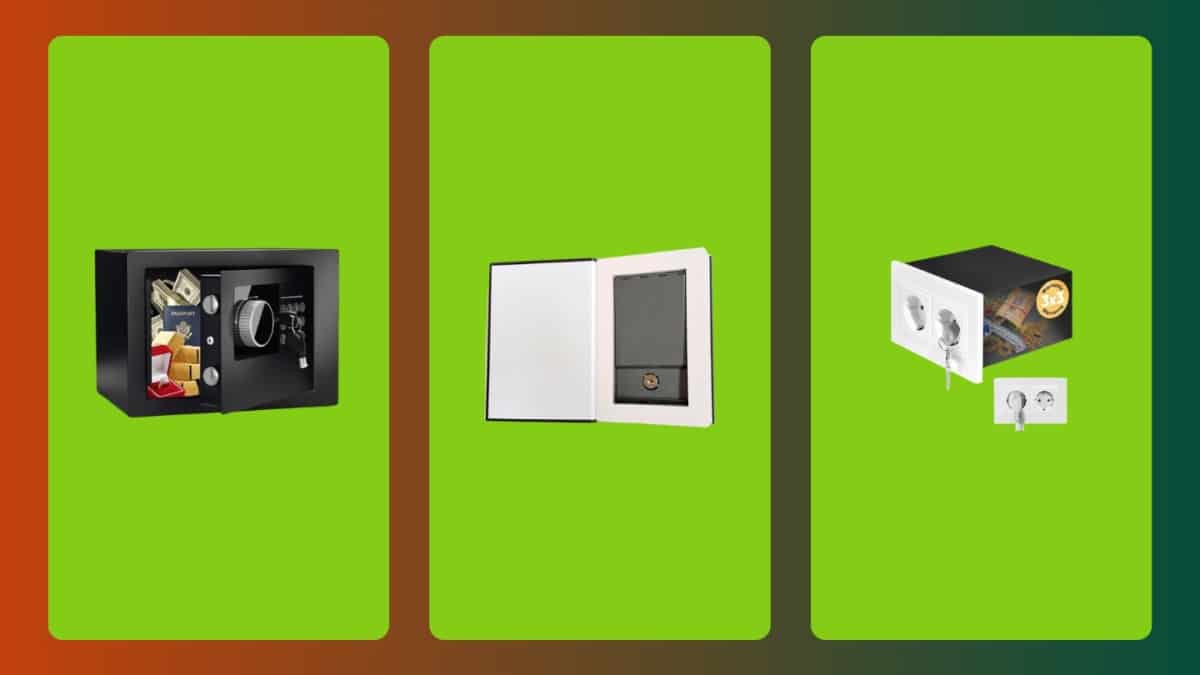 Caja fuerte camuflada: Las 7 mejores opciones para casa