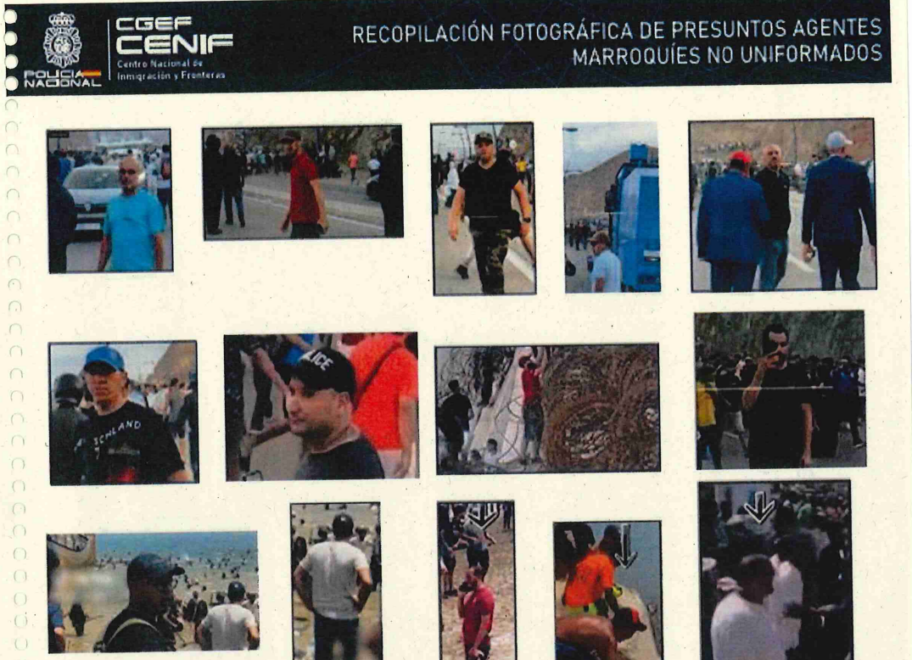 Extracto del informe del CENIF sobre la entrada de migrantes en Ceuta.