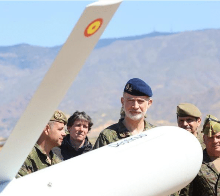 La Armada compra los drones Hornet que fueron supervisados por el Rey