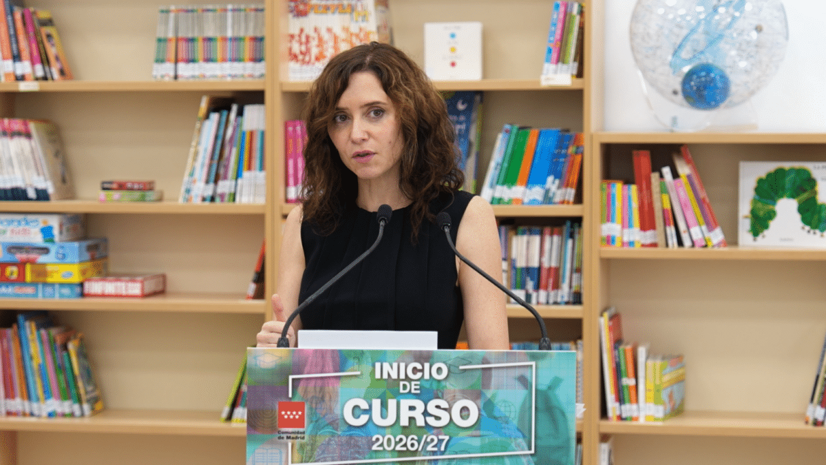 La presidenta de la Comunidad de Madrid, Isabel Díaz Ayuso