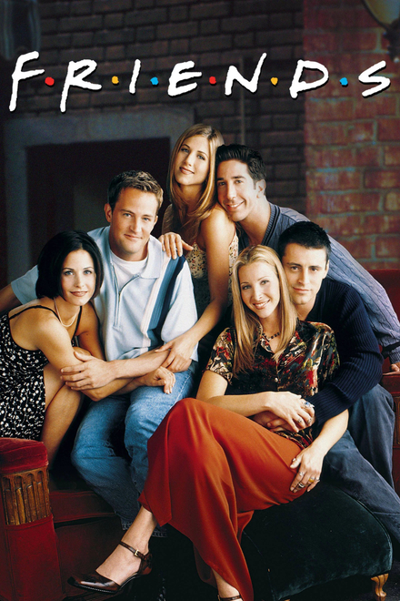 Cartel principal de 'Friends', la sitcom estrenada en 1994 que ya es historia de la televisión