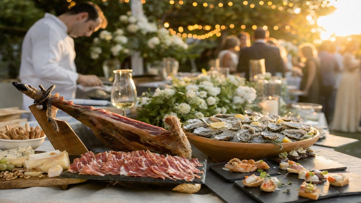 por qué los corners gastronómicos se han convertido en el gran protagonista de las bodas