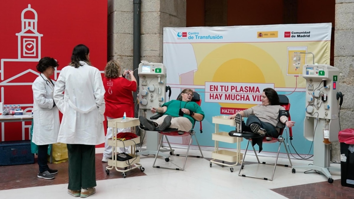 Donación sangre en Madrid