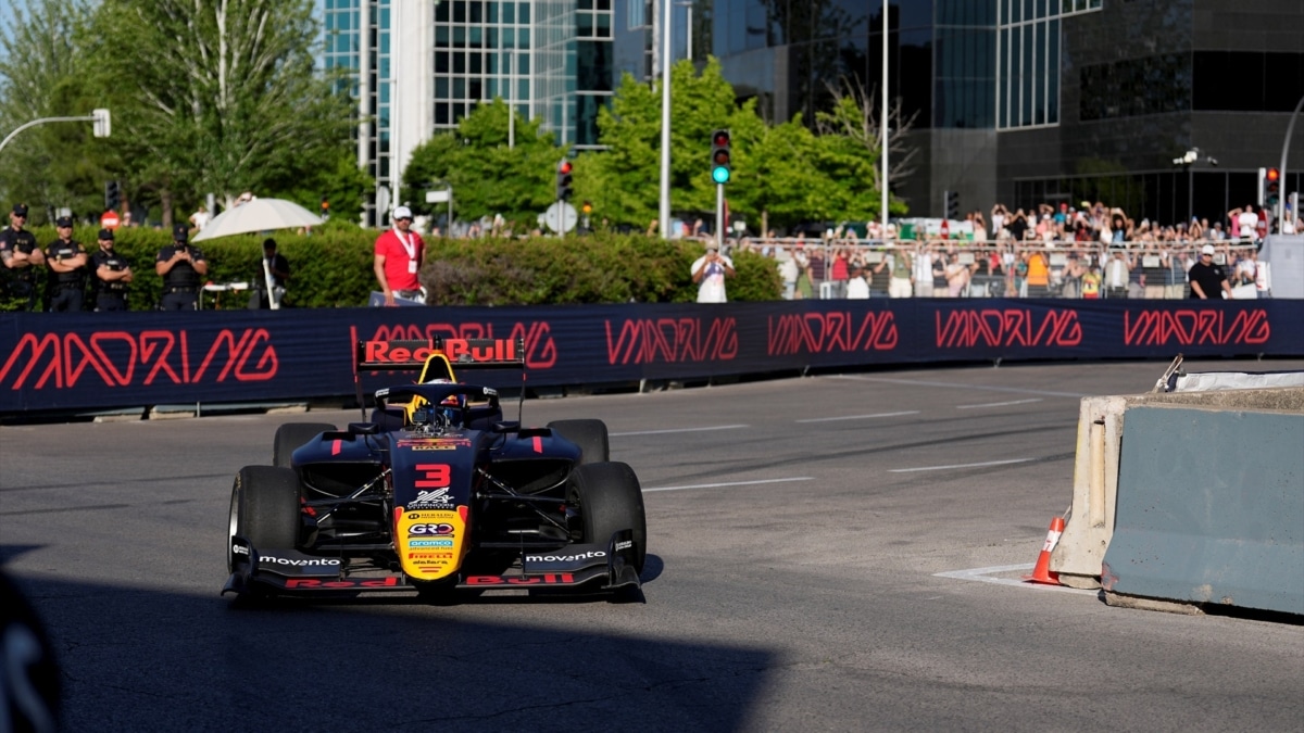 Imagen de la exhibición de Red Bull en Madring
