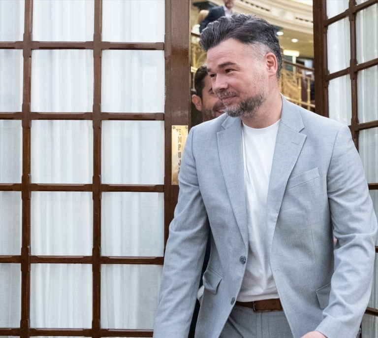 Rufián, sobre el encuentro del Rey y Robles: "Es coherente, es la ministra que más gusta a la derecha"
