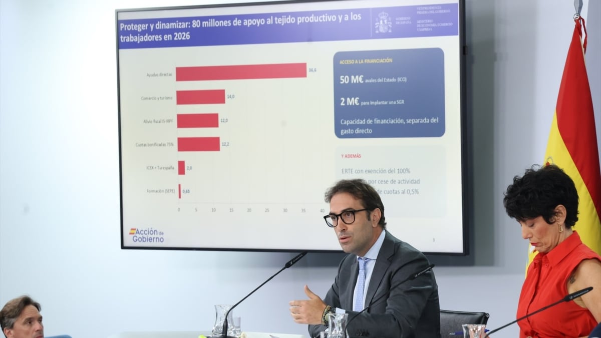 El vicepresidente primero y ministro de Economía, Comercio y Empresa, Carlos Cuerpo