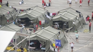 La Audiencia Nacional frena provisionalmente el campamento del puerto de Ceuta