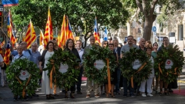45.000 personas se manifiestan en Barcelona en la Diada, marcada por los llamamientos contra el "odio"