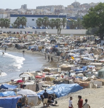 Así sigue la playa de El Trampolín en Ceuta tras la avalancha [...]