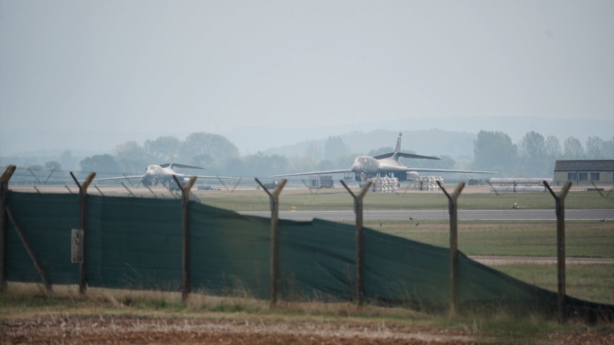 Base de la Real Fuerza Aérea (RAF) de Fairford, en el Reino Unido