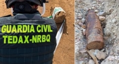 La Guardia Civil detona una bomba de la Guerra Civil encontrada por un vecino en una zona de caza de Sevilla