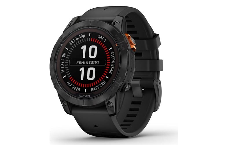 Reloj multideporte Garmin fēnix 7 Pro Solar en negro