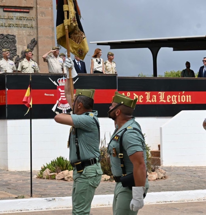 El coronel de la Legión se muestra listo "para actuar de forma resolutiva y con inmediatez” en cuanto reciban "la orden”