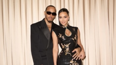 Kim Kardashian y Lewis Hamilton convierten la inauguración del Lucas Museum en su cita más icónica