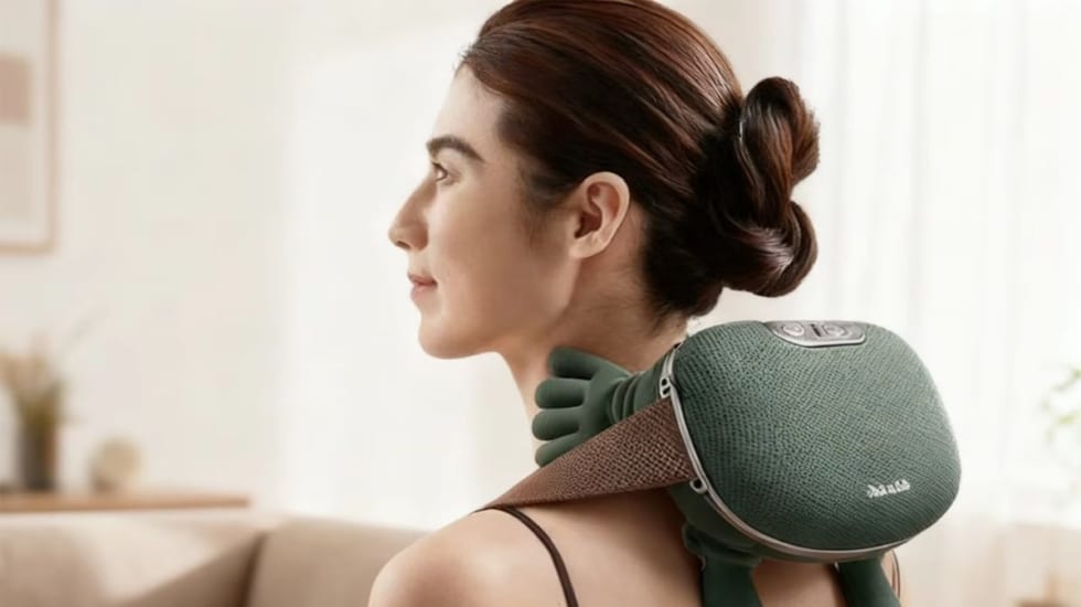 ¿Tensión en el cuello? Tienes que probar este masajeador con calor y 3 velocidades por menos de 20€